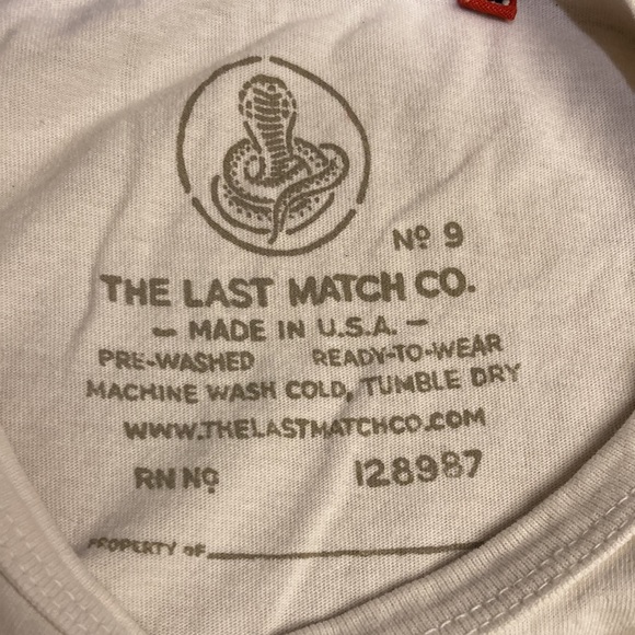 Men’s The Last Match Co. Short Sleeve T-shirt. Size M. Good condition. - Picture 3 of 5